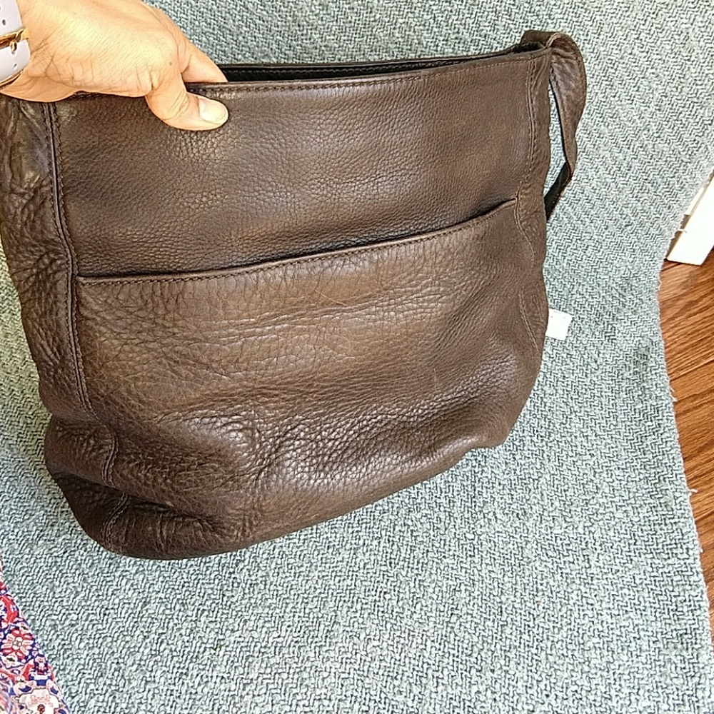 Coach Natural nubbuck leather vintage tote
